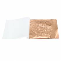 Hoja metal hojas cobre 14×14cm 25p