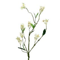 Artículo Rama de flores blanca L 65cm 1 pieza ¡Planta artificial como real!