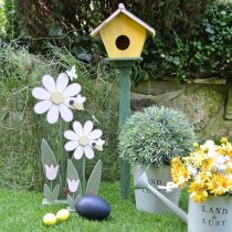 Decoración floral con abeja, decoración de madera para primavera Al. 56 cm