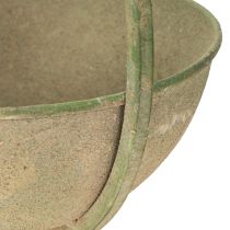 Artículo Cesta de flores, cesta colgante, jardín de decoración de metal Ø16cm H38cm