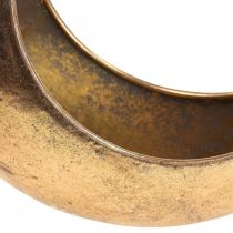 Artículo Cesta colgante moon deco gold vintage deco 32/22cm juego de 2