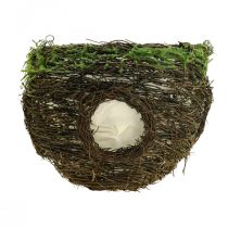 Artículo Cesta colgante cesta colgante marrón cesta de plantas vid musgo Ø24cm