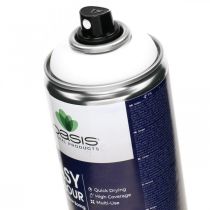 OASIS® Easy Color Spray, pintura en spray blanca, decoración de invierno 400ml