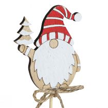 Artículo Tapones florales madera gnomos navideños 5x8cm 12uds