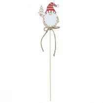 Artículo Tapones florales madera gnomos navideños 5x8cm 12uds