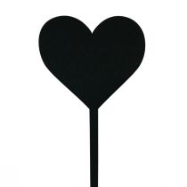Artículo Tapón de flores tapón decorativo corazón tapón de corazón de madera 9cm 6 piezas