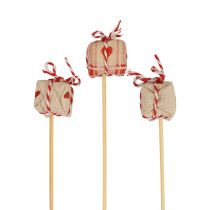 Tapón de flores paquete de regalo de Navidad decoración 2,5 cm 15 piezas