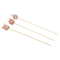 Tapón de flores paquete de regalo de Navidad decoración 2,5 cm 15 piezas