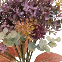 Ramo de cardo artificial ramo de eucalipto decoración floral 36cm