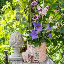 Artículo Maceta decorativa de metal color salmón, Ø15,5 cm, H15 cm.