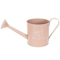 Artículo Maceta/regadera decorativa vintage, zinc rosa antiguo, Ø16,5 cm H17 cm