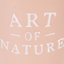 Artículo Maceta de zinc Art of Nature, rosa antigua, Ø17,5 cm H15 cm