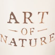 Artículo Maceta de zinc Art of Nature color crema, Ø17,5 cm, H15 cm.