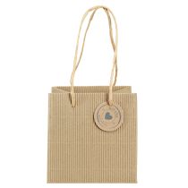 Artículo Maceta de papel acanalado con lámina 12x12cm 8 piezas