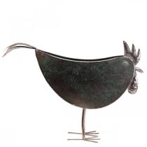 Artículo Maceta Pollo Metal Pájaro Metálico Rosado 51×16×37cm