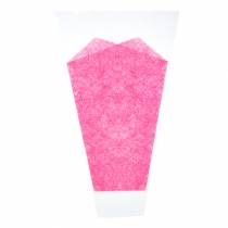 Artículo Bolsa de flores rosa L40cm W12-30cm 50 piezas