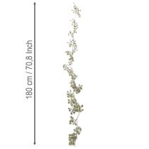 Artículo Guirnalda artificial de bonsáis, finamente cubierta de nieve, 180 cm.