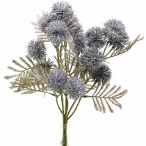 Cardo artificial Cardo globo azul L33cm 3pcs