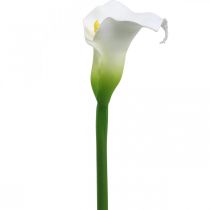 Calla artificial Blanco Boda Decoración Flor de seda Aniversario L72cm