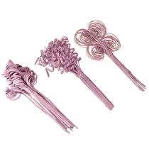 Artículo Caña de pescar en espiral, cono de caña, surtido de cañas, bayas, 30 cm, 75 unidades