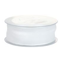 Artículo Cinta de gasa cinta de organza cinta decorativa organza blanca 40mm 20m