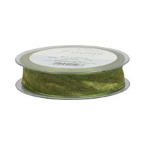 Artículo Cinta de gasa cinta de organza cinta decorativa organza verde 15mm 20m