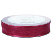 Artículo Cinta de gasa cinta de organza cinta decorativa organza violeta 25mm 20m