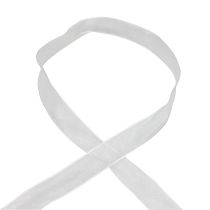 Artículo Cinta de gasa cinta de organza cinta decorativa organza blanca 25mm 20m