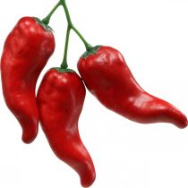 Muñeco de comida deco pimientos rojos 9cm 3uds en rama