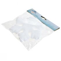 Artículo Decoración del árbol de Navidad copo de nieve decoración colgante Navidad blanco 15cm