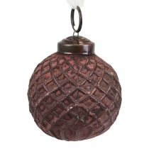 Artículo Adornos para árboles de Navidad adornos navideños vintage vidrio Ø5cm 9 piezas