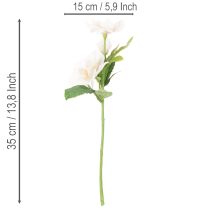 Artículo Ramo de rosas artificiales de Navidad, ramo navideño, 35 cm, 6 unidades