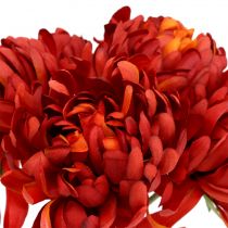 Artículo Ramo de crisantemos bermellón 28cm 6uds