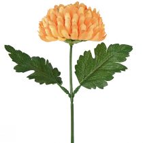 Artículo Flor Artificial Crisantemo Naranja Ø7cm 18cm 4uds