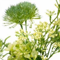 Flores de seda, ramo artificial, decoración floral con cardos 40cm
