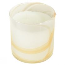 Artículo Vela perfumada de citronela en vaso blanco Ø12cm H12,5cm