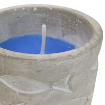 Vela de citronela en bote vela perfumada limón Ø7.5cm H6.5cm
