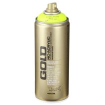 Artículo Spray de color amarillo Montana en latas de aerosol acrílico neón de 400 ml