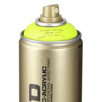 Artículo Spray de color amarillo Montana en latas de aerosol acrílico neón de 400 ml
