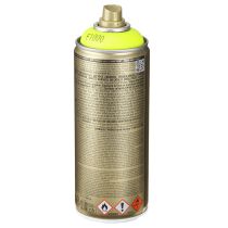 Artículo Spray de color amarillo Montana en latas de aerosol acrílico neón de 400 ml