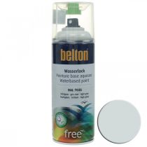 Artículo Belton pintura al agua libre gris alto brillo spray gris claro 400ml