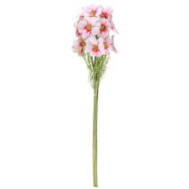 Artículo Flores artificiales Cosmos rosas de 77 cm, flores decorativas, plantas artificiales, flores de seda, juego de 3