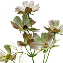 Artículo Cesta de joyería Cosmea flores de verano artificiales verdes 61cm