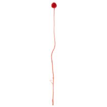 Artículo Flores de Craspedia secas, teñidas, con tallos largos, 55 cm, 20 unidades