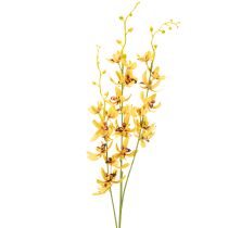 Artículo Orquídea Cymbidium artificial como tallo de flor para decoración elegante, 95 cm, 2 piezas