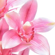 Artículo Orquídea Cymbidium artificial 5 flores rosa 65cm
