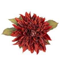 Artículo Flor de dalia artificial con tallo largo, 68 cm.