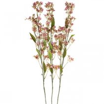 Artículo Rama decorativa con flores artificiales rosa Daphne rama 110cm 3pcs