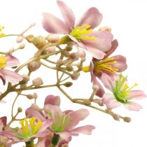Artículo Rama decorativa con flores artificiales rosa Daphne rama 110cm 3pcs