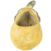 Artículo Maceta decorativa de hormigón con forma de pera, decoración otoñal, 19×12,5×15,5 cm